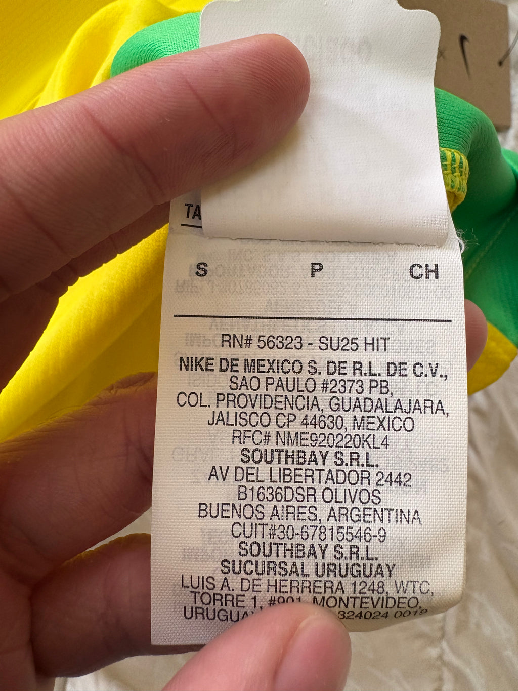 Jersey Selección Nacional de Brasil