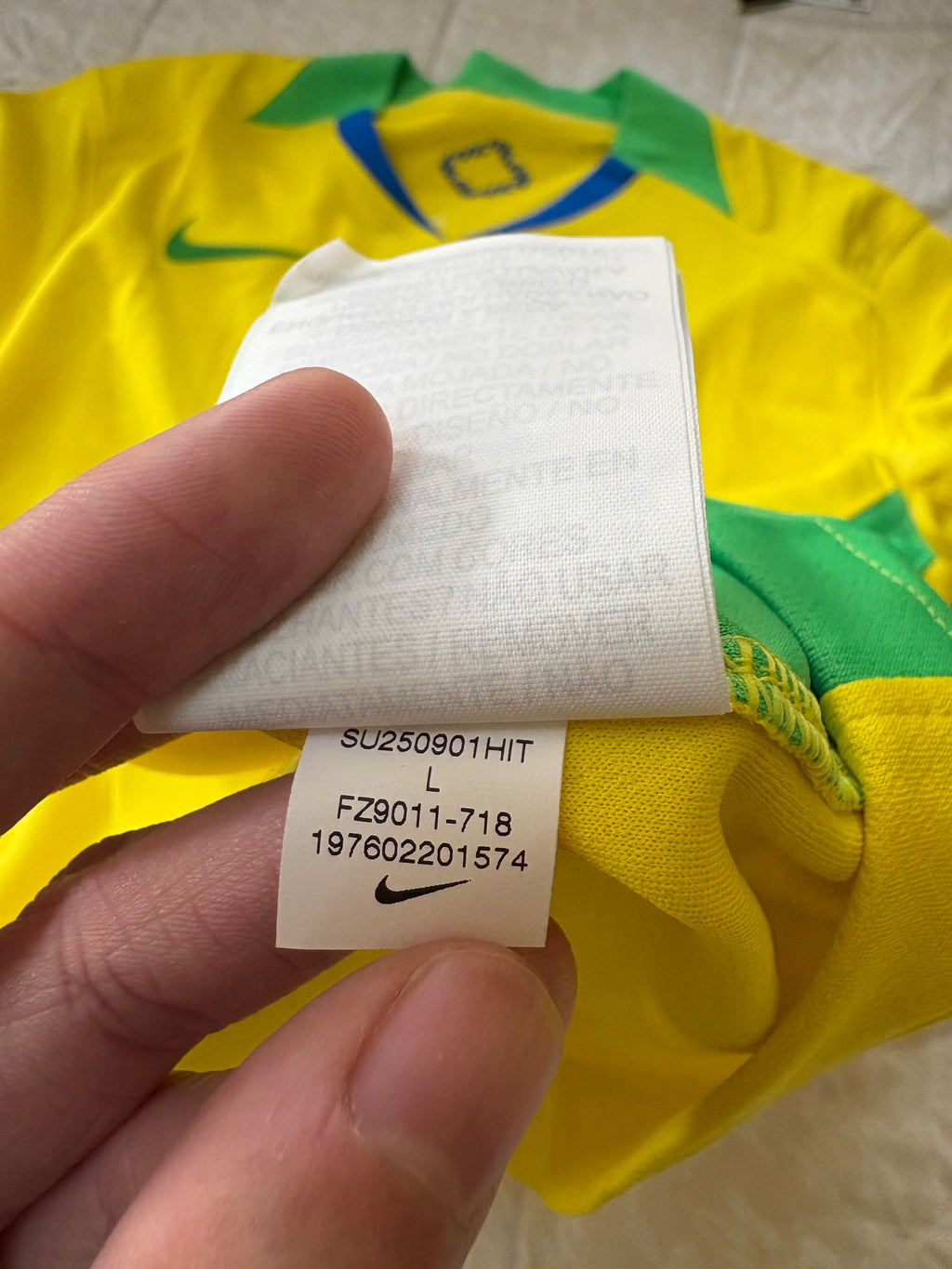 Jersey Selección Nacional de Brasil