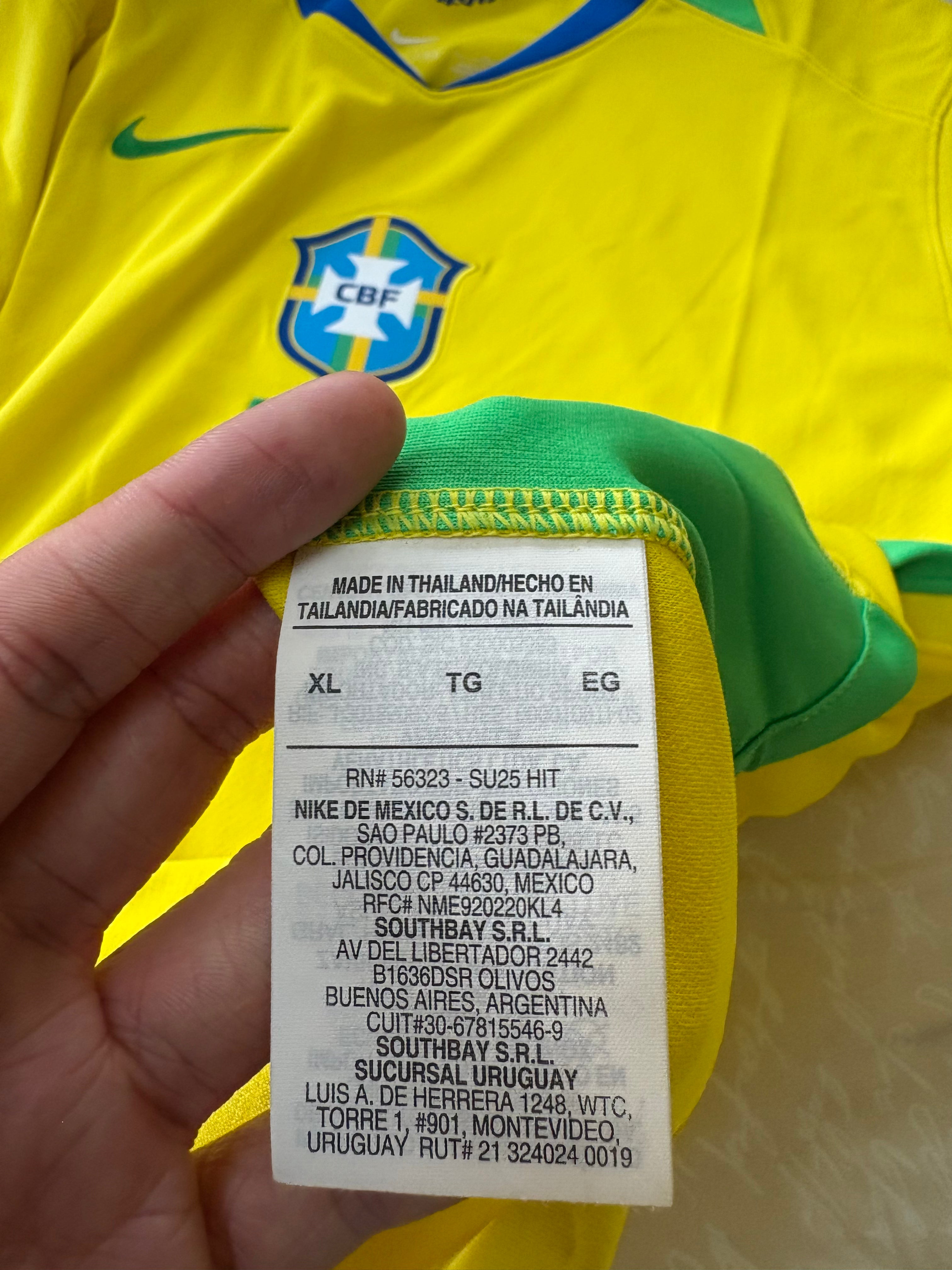 Jersey Selección Nacional de Brasil