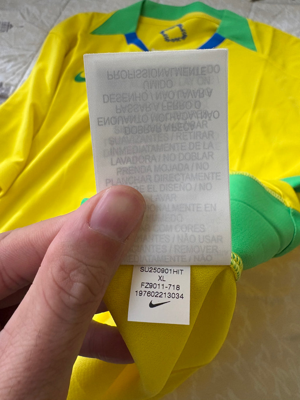 Jersey Selección Nacional de Brasil
