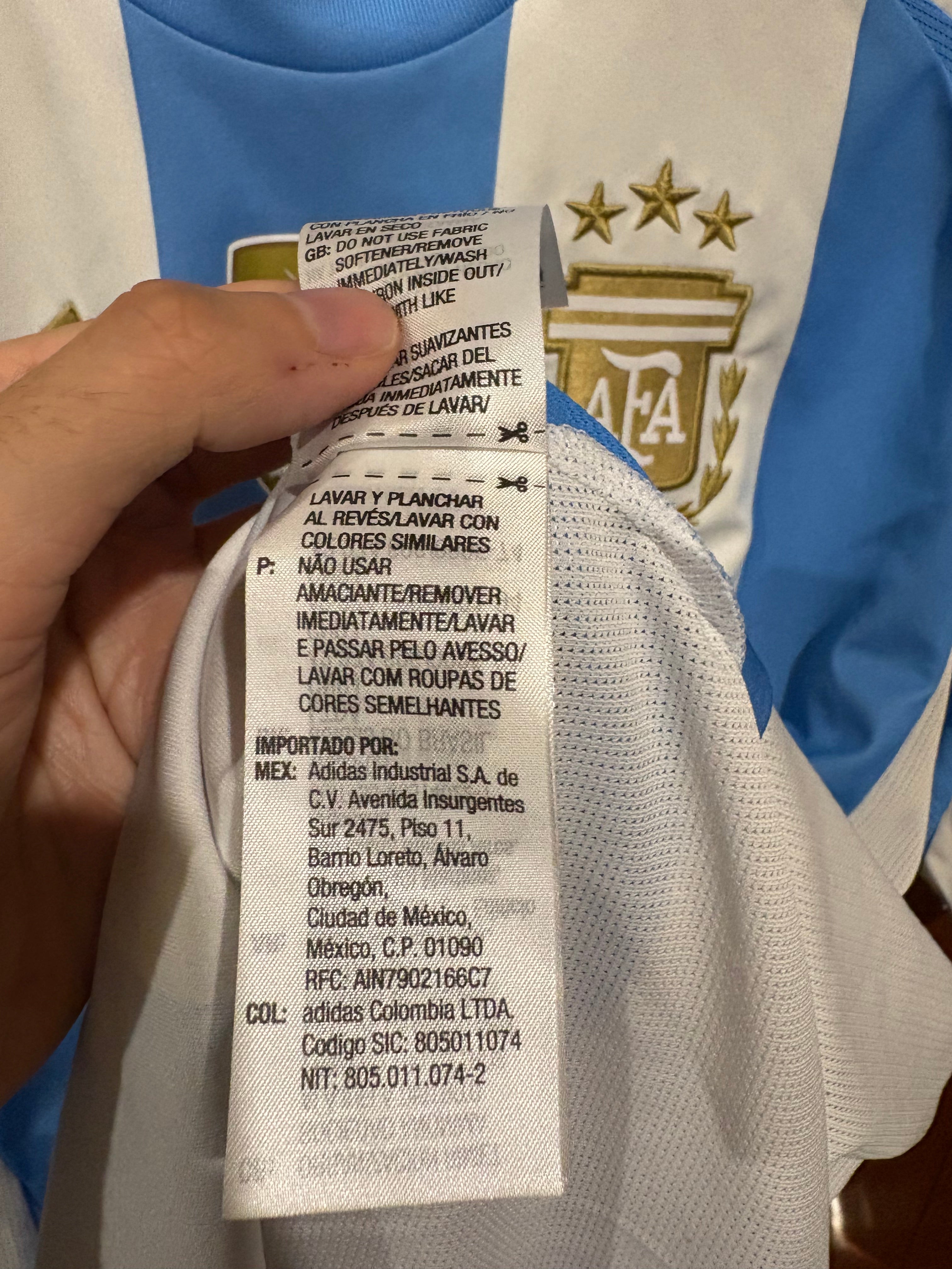 Jersey local Selección Nacional de Argentina