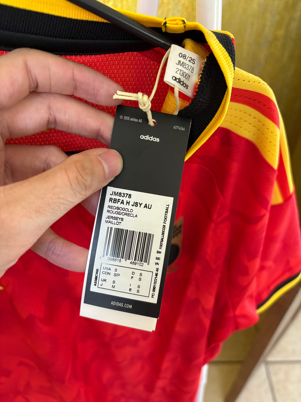 Jersey Local Selección Nacional de Bélgica 2026