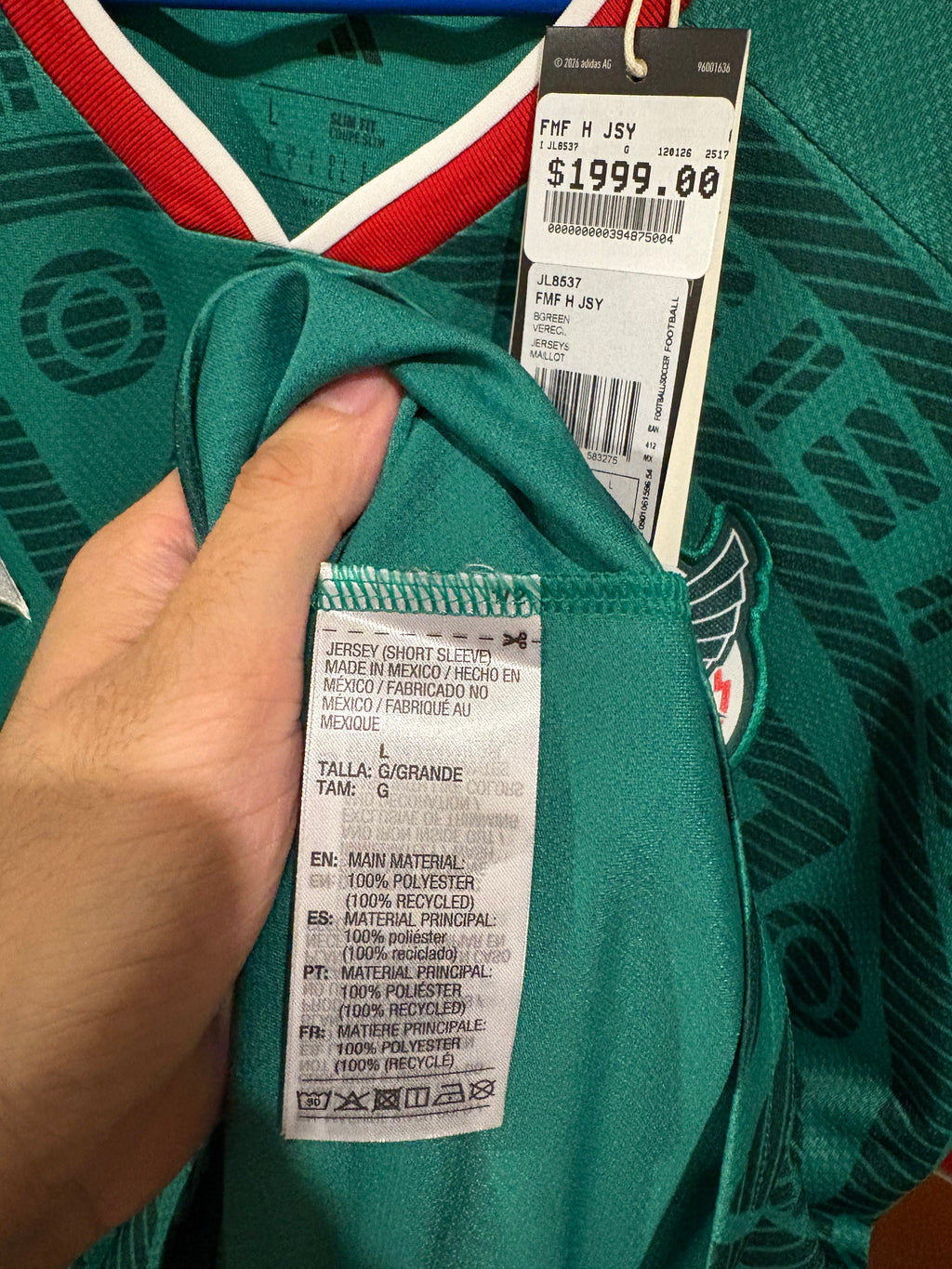 Jersey Local Selección Nacional de México 2026