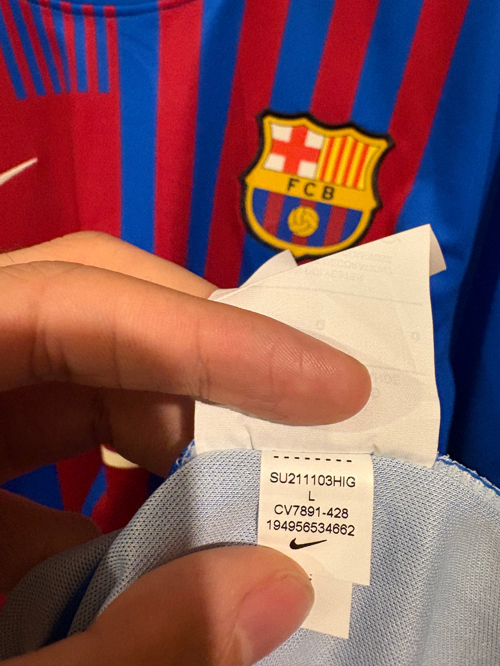 Jersey local FC Barcelona 21/22 (PEDRI)