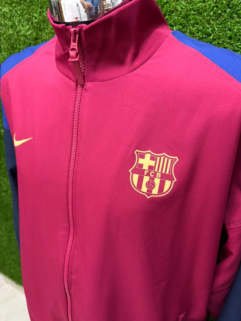 Sudadera Anthem con cierre completo FC Barcelona