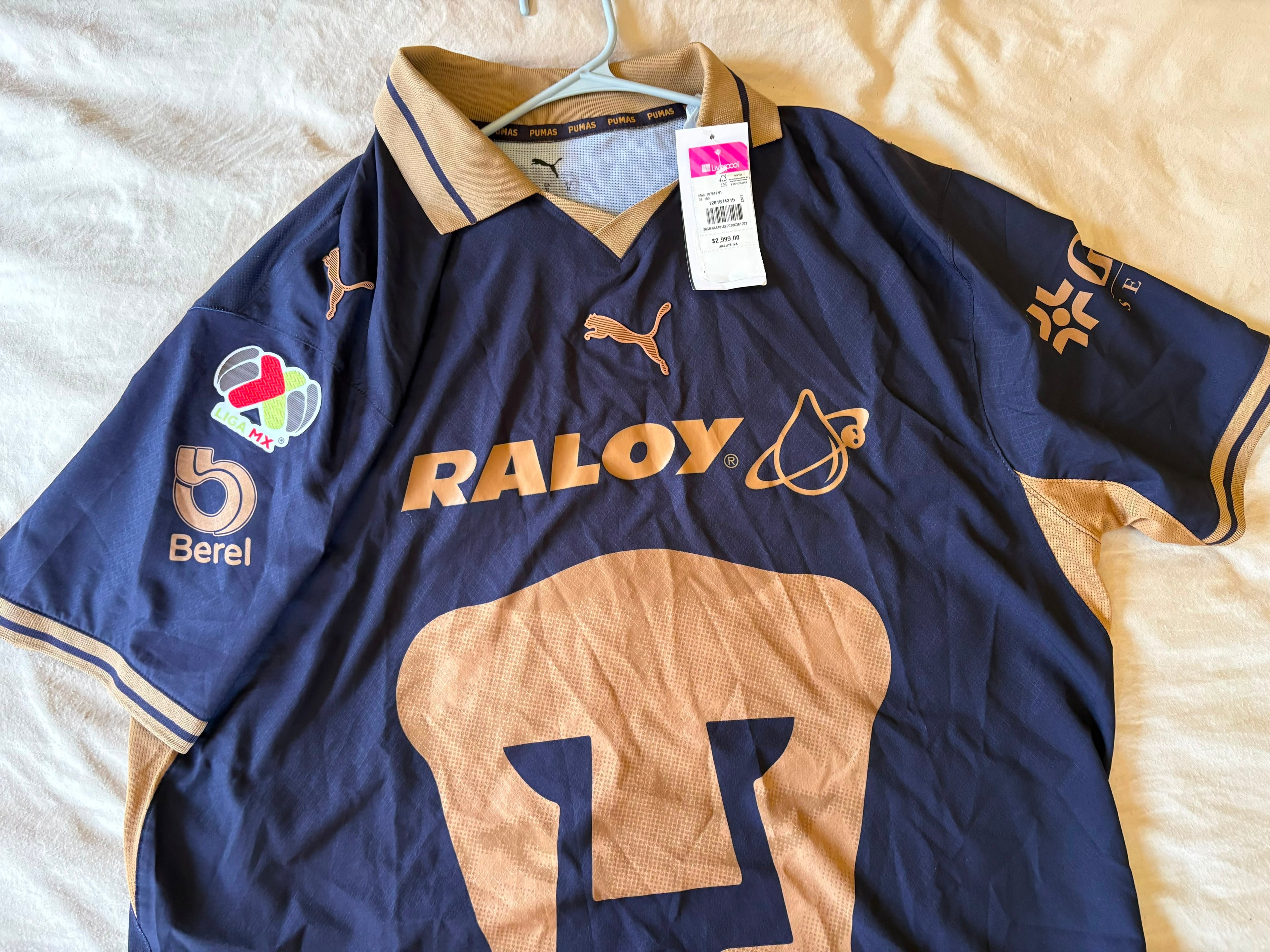 Jersey local Pumas UNAM 2026/27 Jugador