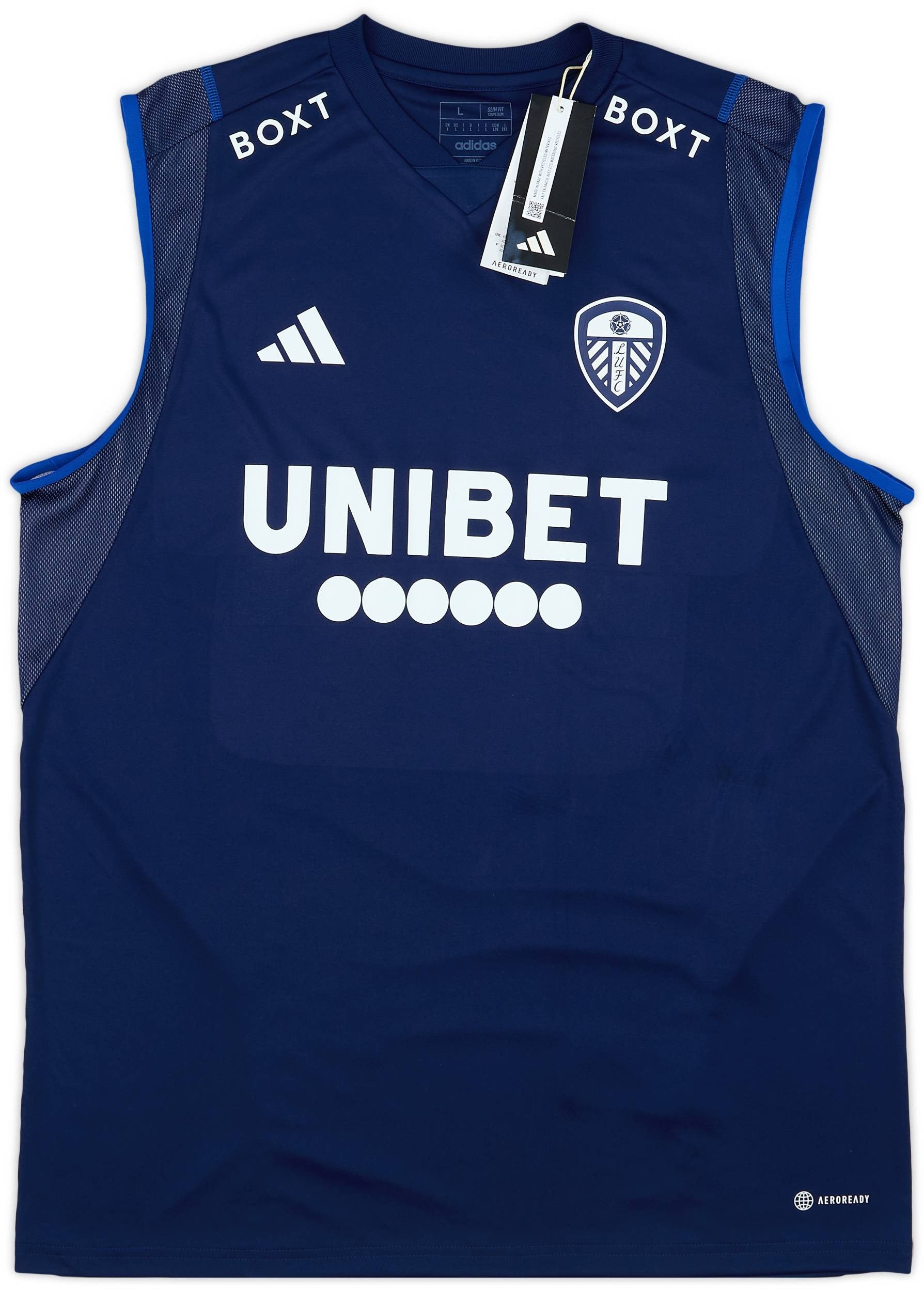 Jersey de entrenamiento sin mangas (musculosa) de utilería Leeds United