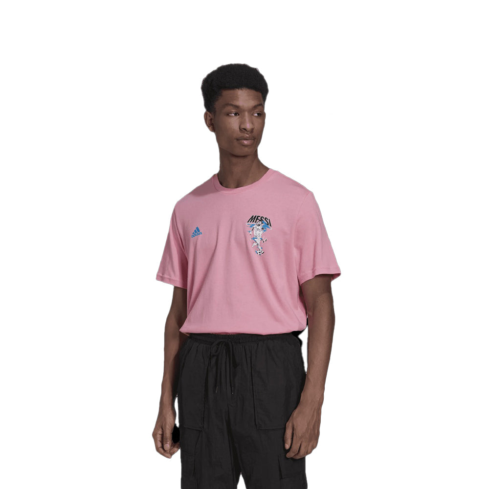 Camiseta de algodón Adidas Messi Icon