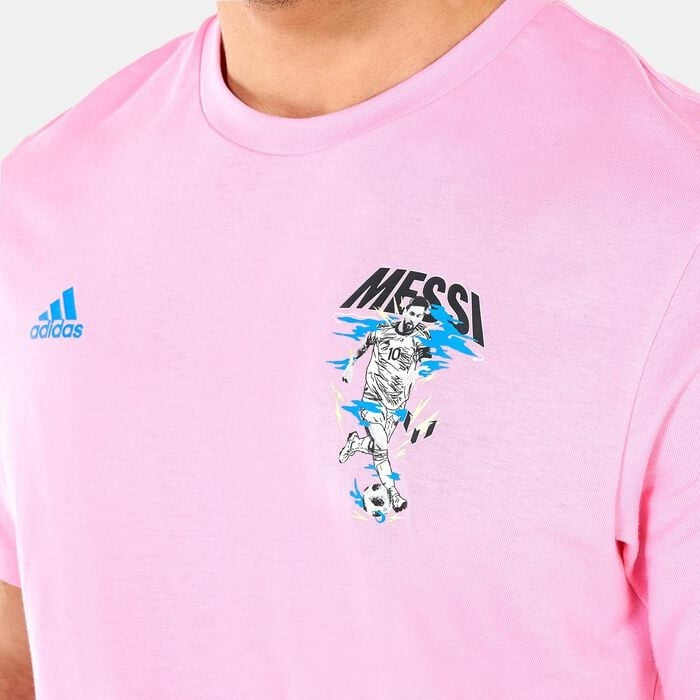 Camiseta de algodón Adidas Messi Icon